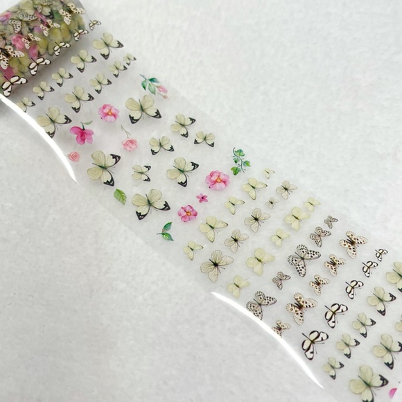 Nailart foil set 10 designs butterflies & tropical - Picture 11 of 13